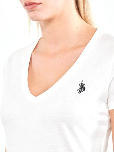 U.S. Polo Assn. T-shirt Donna Bell 67334 51520 Bianco