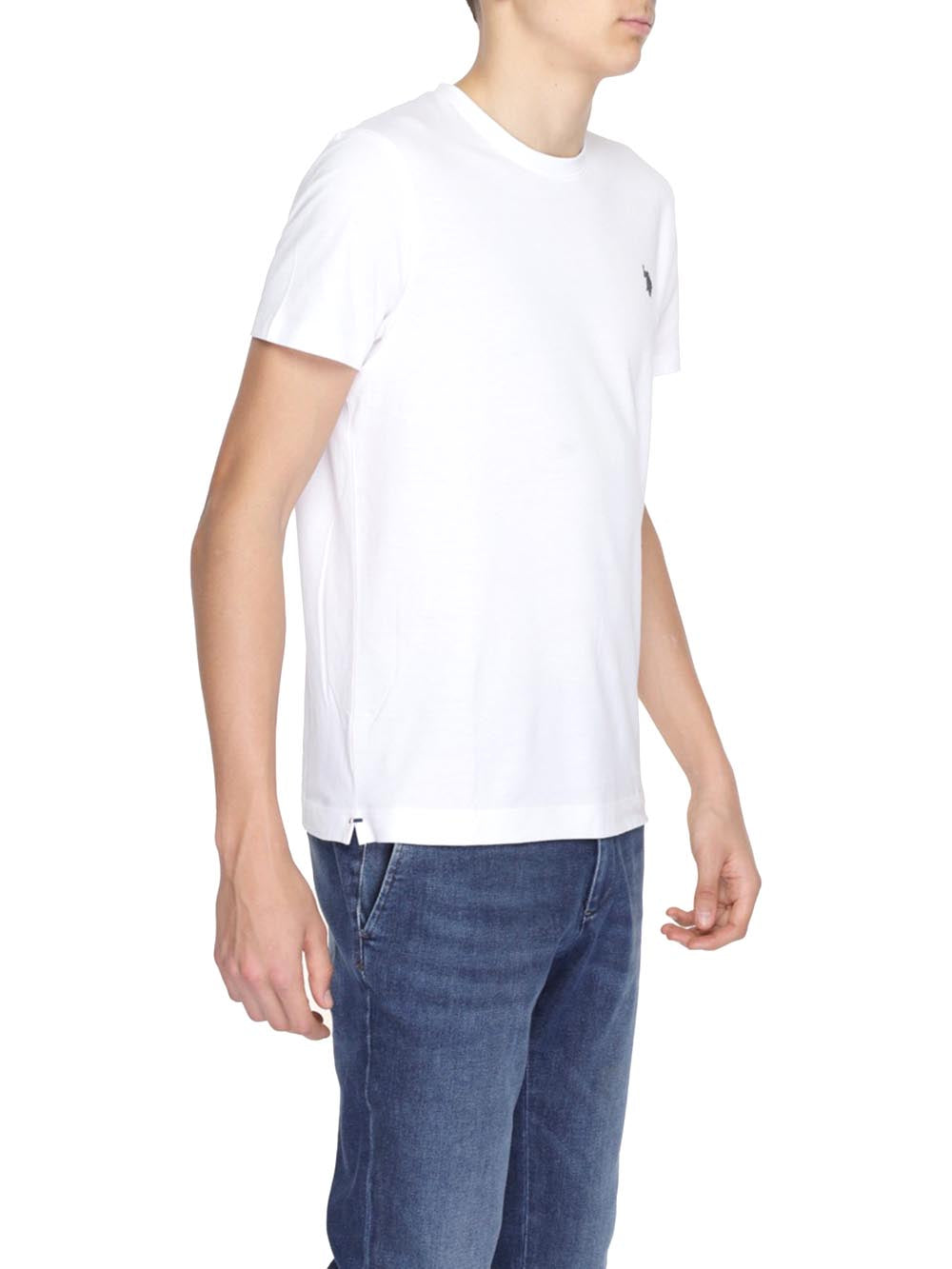 U.S. Polo Assn. T-shirt Uomo Mick 67578 53565 Bianco
