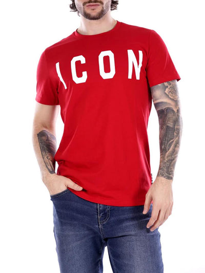 ICON T-shirt Uomo Iu8005t Rosso