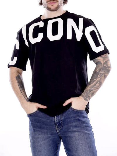 ICON T-shirt Uomo Iu8079t Nero