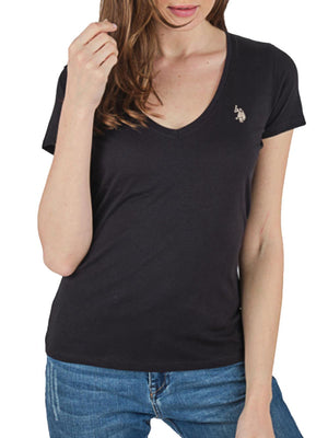U.S. Polo Assn. T-shirt Donna Bell 67334 51520 Nero