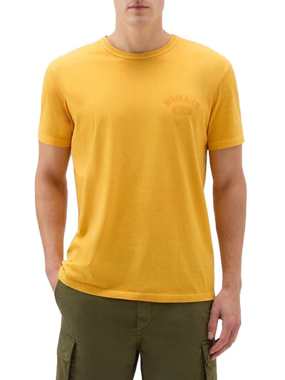 Woolrich T-shirt Uomo Cfwote0126mrut3709 Giallo