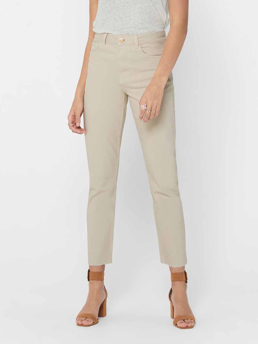 Only Jeans Donna Beige