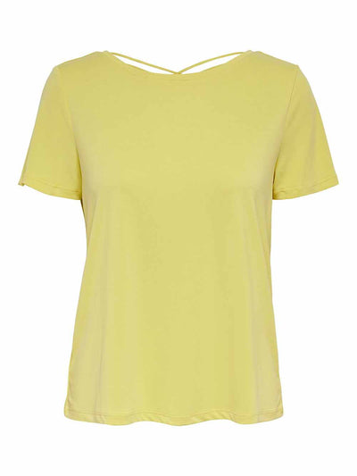 Only T-shirt Donna Giallo