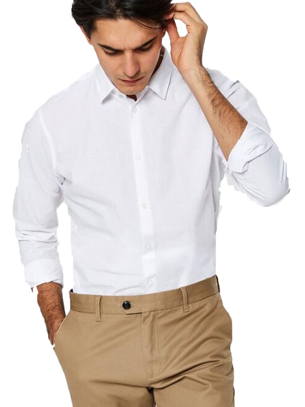 Selected Camicia Uomo Bianco
