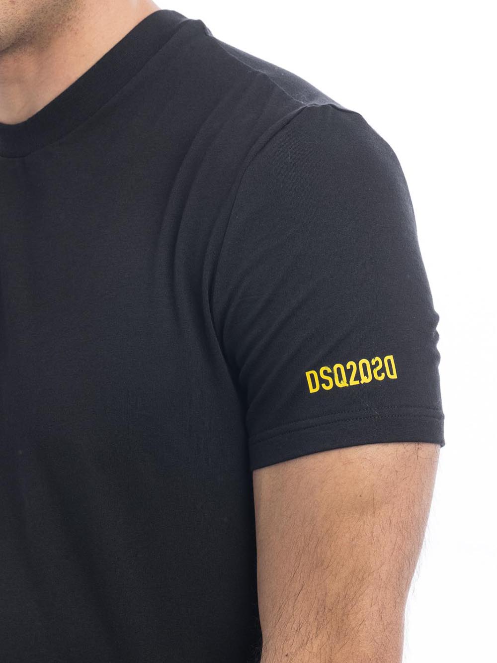 DSQUARED2 T-shirt Uomo Nero