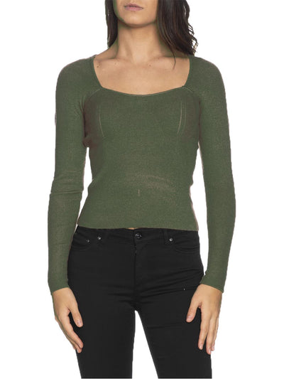 Only Pullover Donna Verde militare