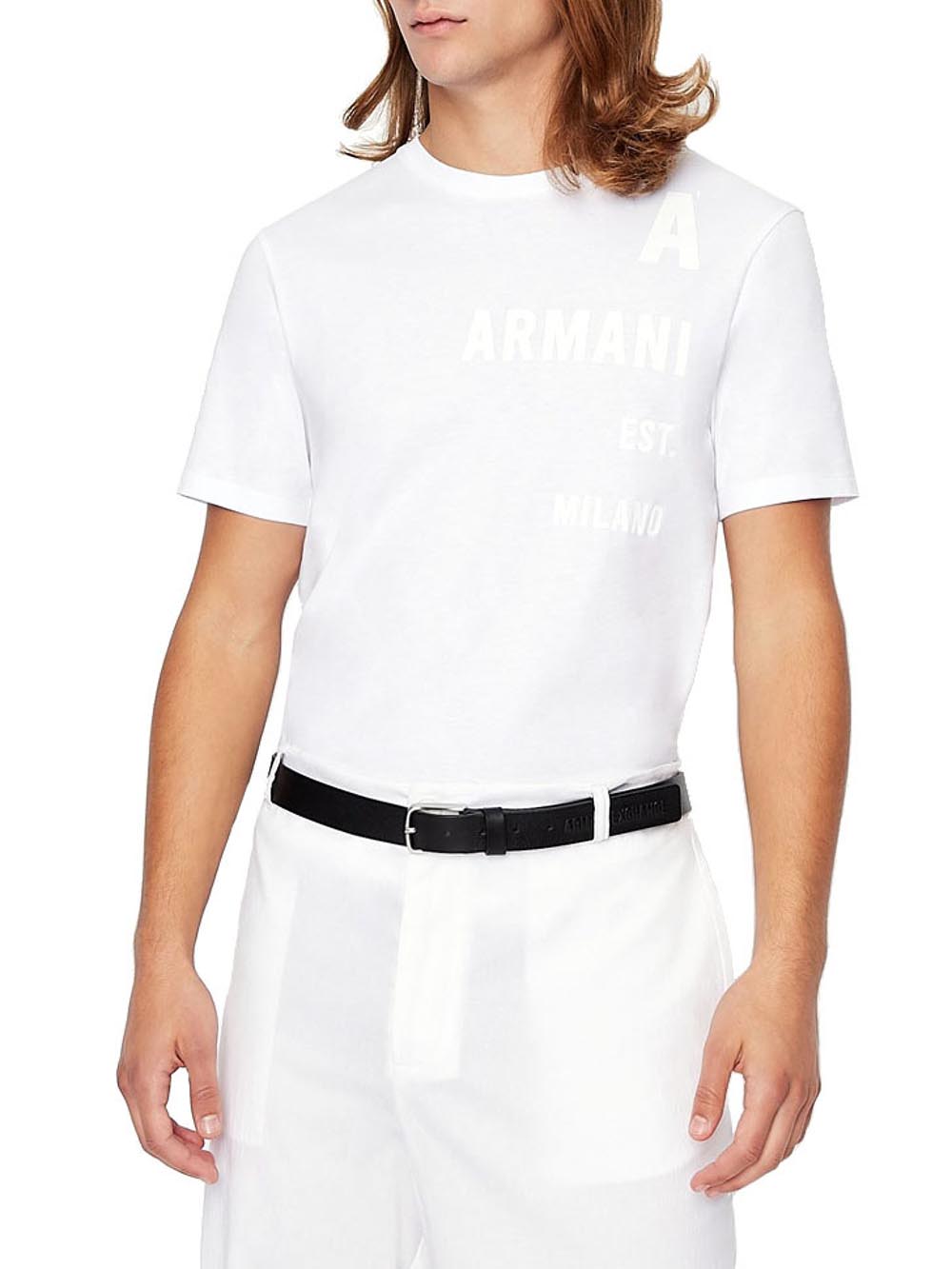 Armani Exchange T-shirt Uomo Bianco