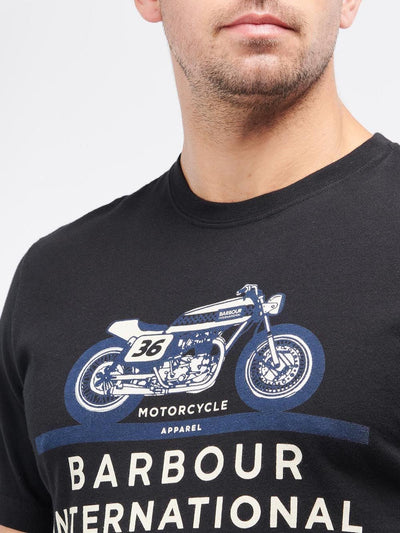 Barbour T-shirt Uomo Nero