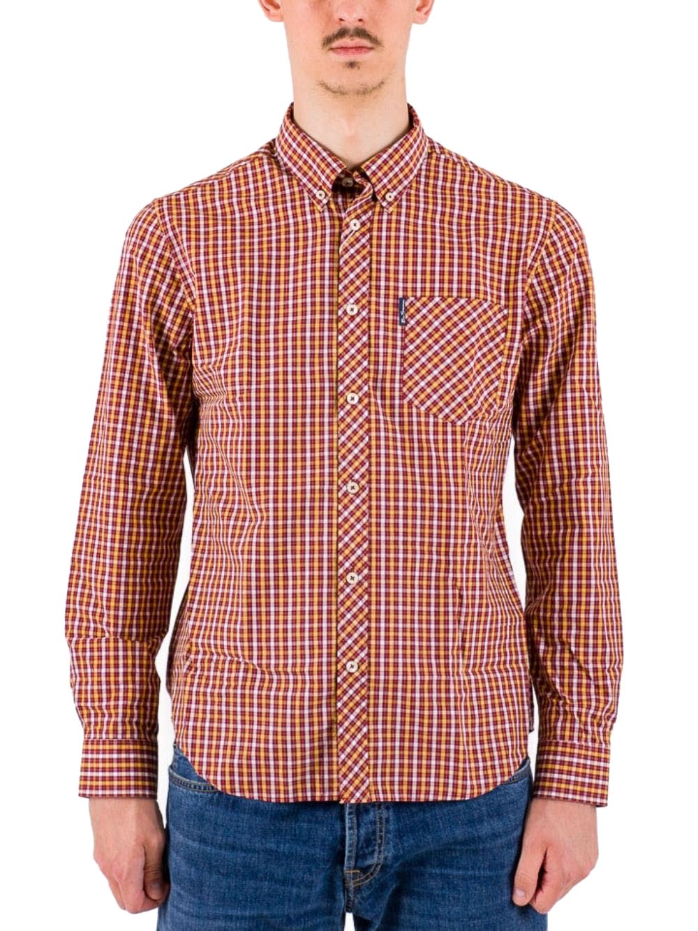 BEN SHERMAN Camicia Uomo Red