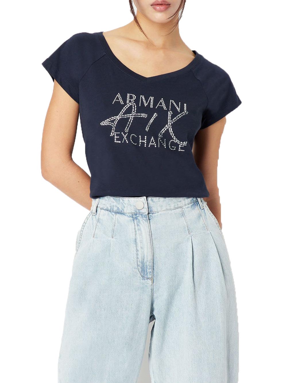 ARMANI EXCHANGE T-shirt Donna Blu
