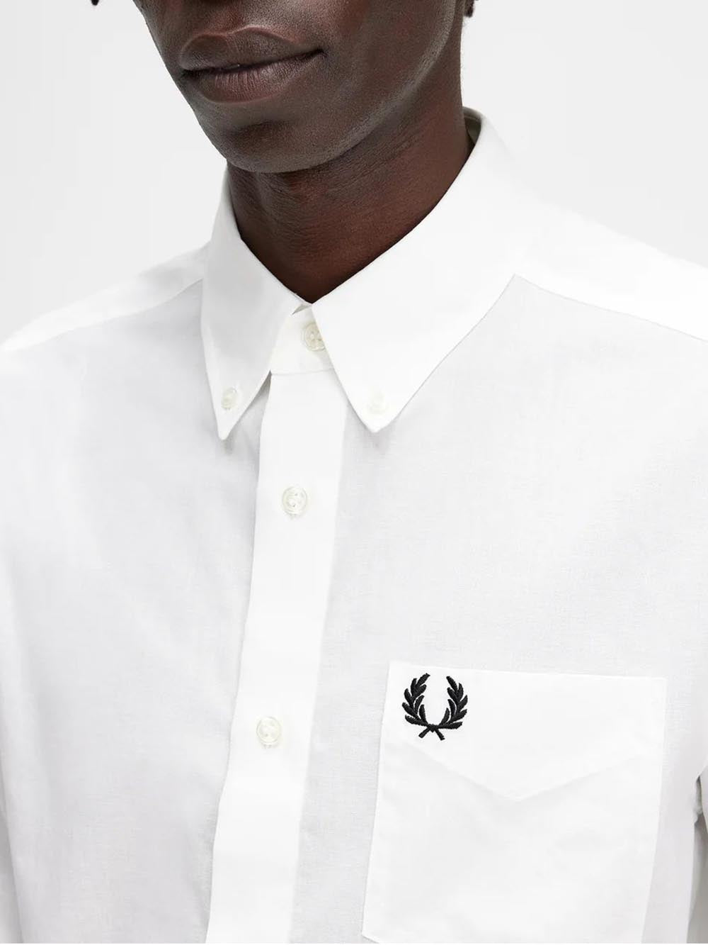 Fred Perry Camicia Uomo Bianco