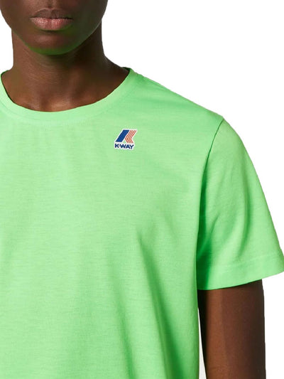 K-WAY T-shirt Uomo Verde fluo