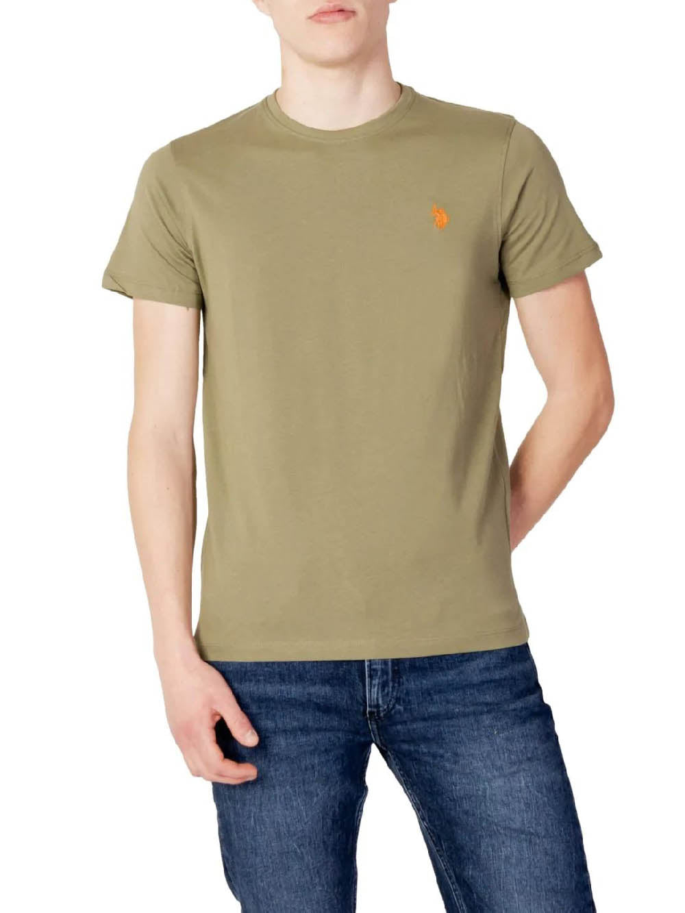 U.S. POLO ASSN. T-shirt Uomo Verde militare
