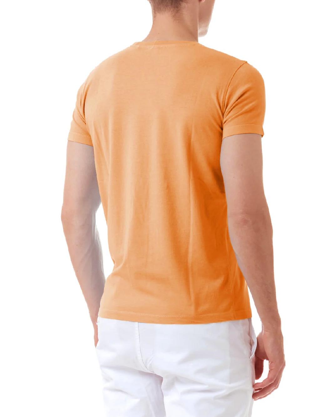U.S. POLO ASSN. T-shirt Uomo Arancione fluo