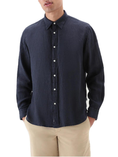 Woolrich Camicia Uomo Blu