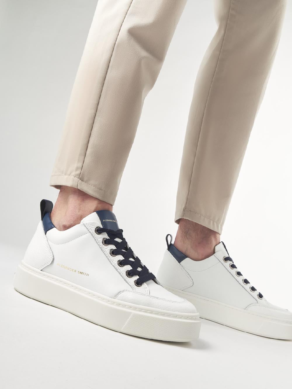 Alexander Smith Sneakers Uomo Bianco/blu
