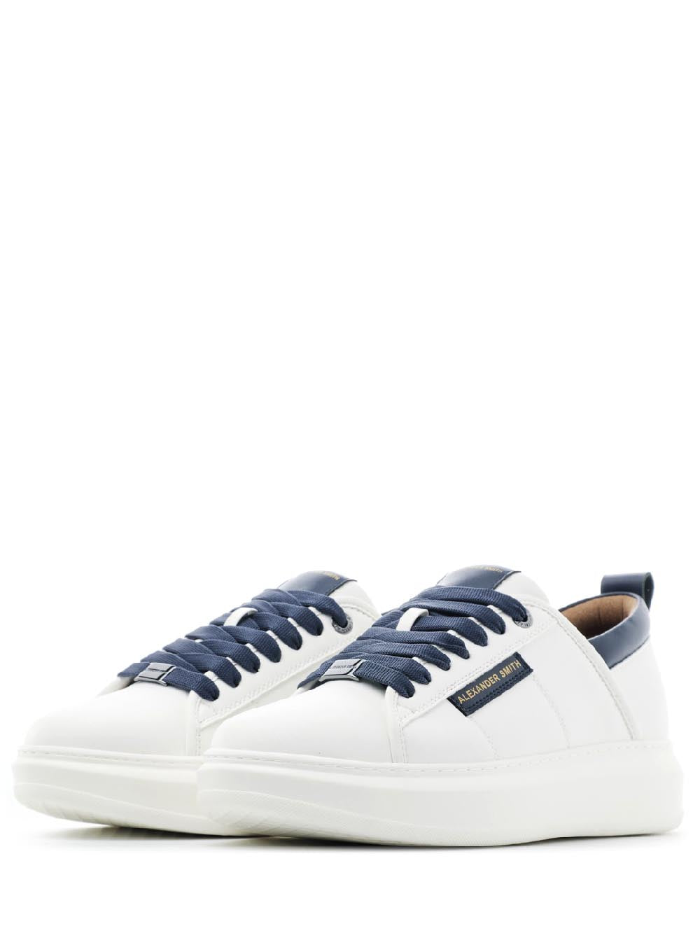 Alexander Smith Sneakers Uomo Bianco blu
