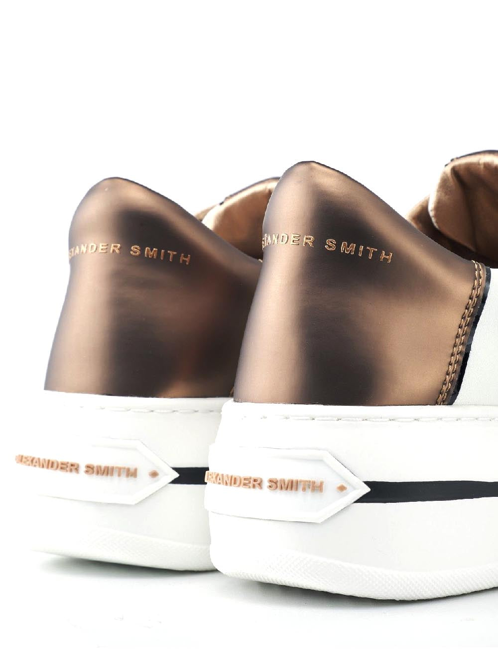Alexander Smith Sneakers Donna Bianco/Bronzo